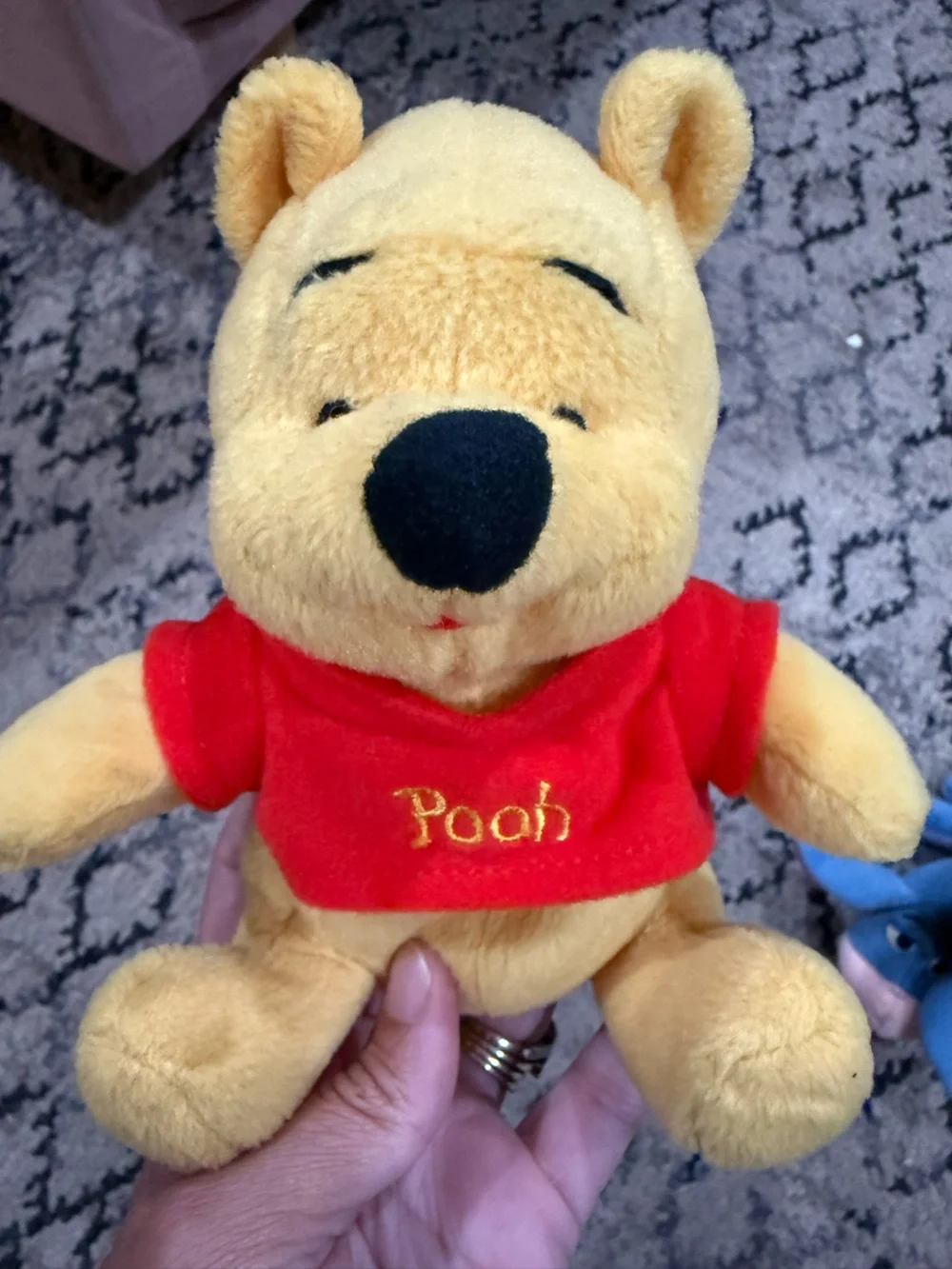 Winnie the Pooh & Eeyore Plush Pair - Yellow and Blue